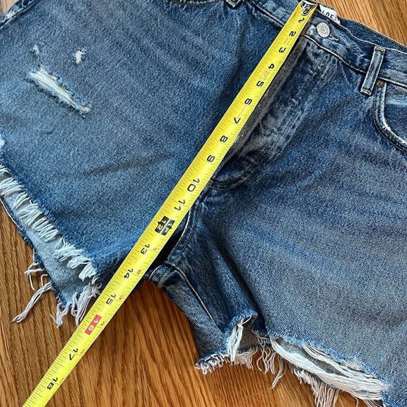 AGolde Dee High Rise Denim Shorts Size 32 NWT - Picture 8 of 14